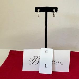 #1 Brighton Pair of Earrings Heart Shaped with Stones